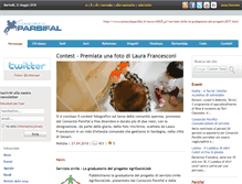 Tablet Screenshot of consorzioparsifal.it